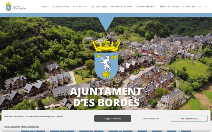 Skjermbilde av esbordes.org