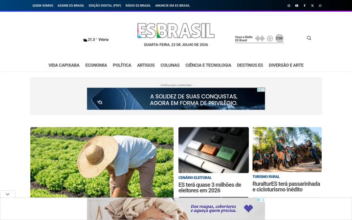 Screenshot of esbrasil.com.br