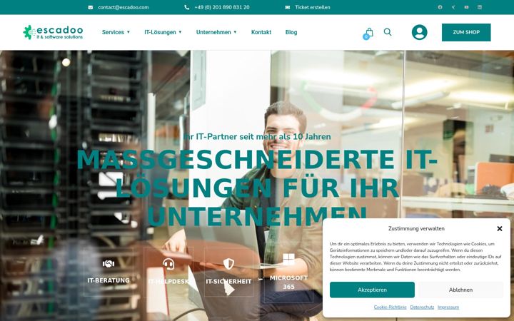 Screenshot of escadoo.solutions