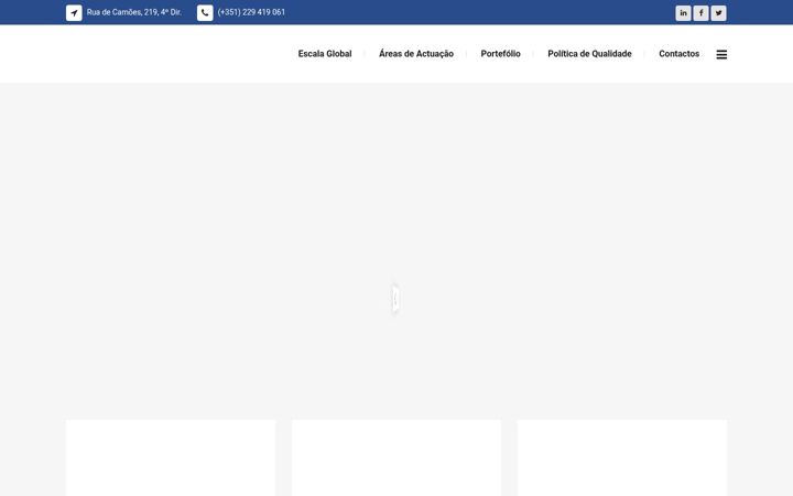 Posnetek zaslona escalaglobal.pt