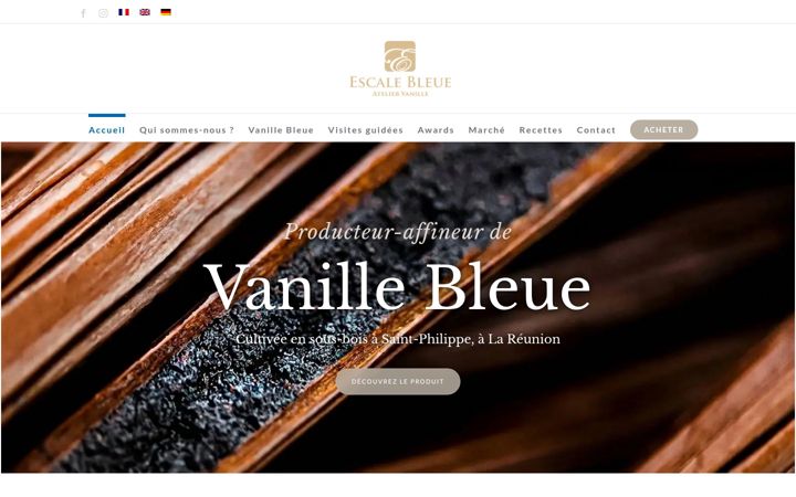 Screenshot von escale-bleue.fr