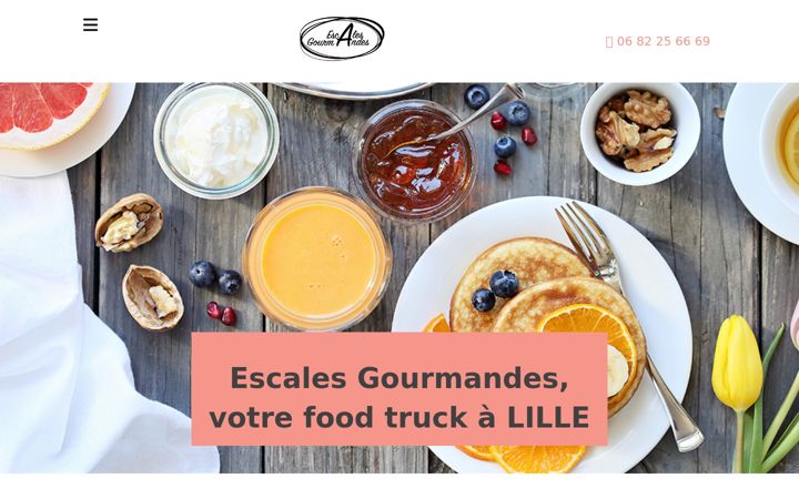 Snimka zaslona za escalesgourmandes.fr