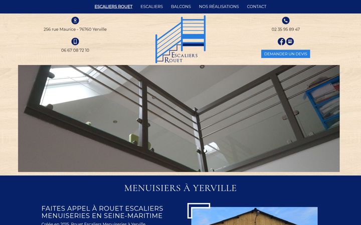 Screenshot di escaliers-rouet.fr