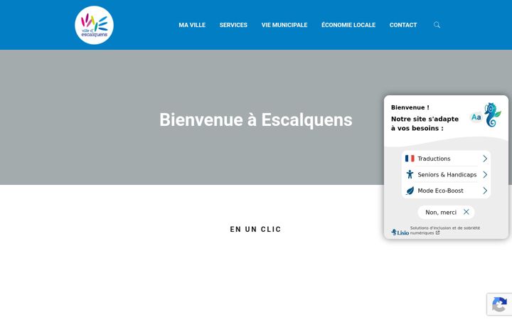 Screenshot di escalquens.fr
