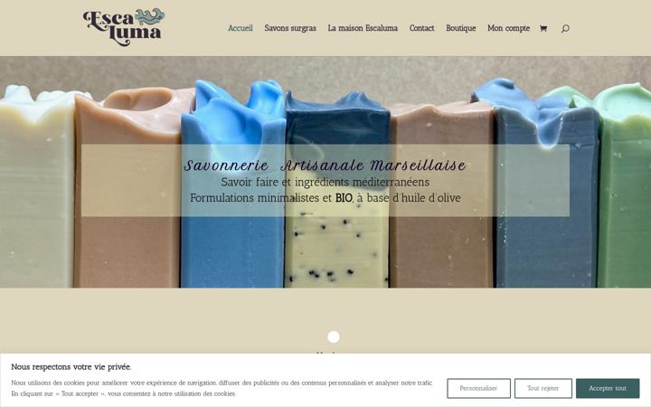 Screenshot di escaluma.fr