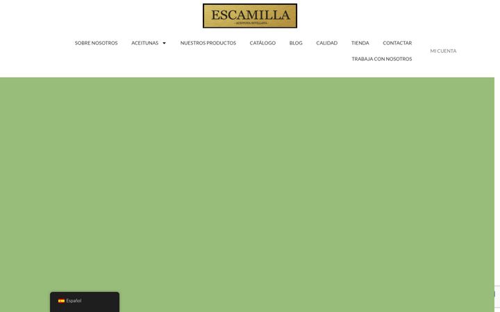 Captură de ecran a escamilla.es
