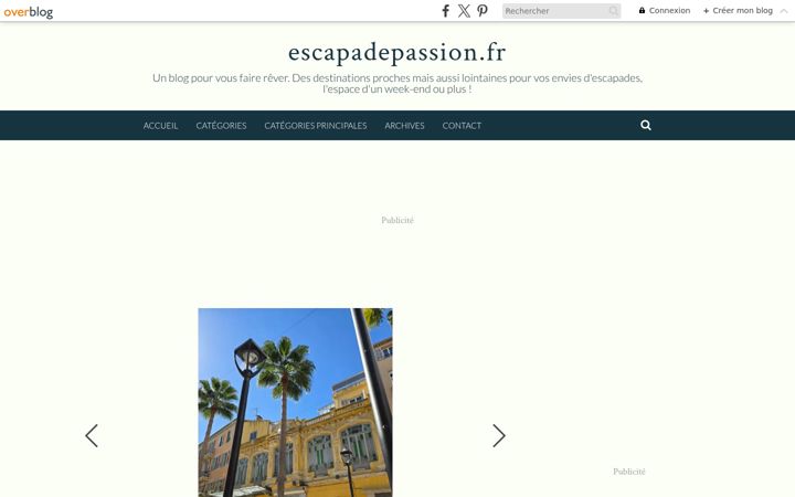 Screenshot di escapadepassion.fr