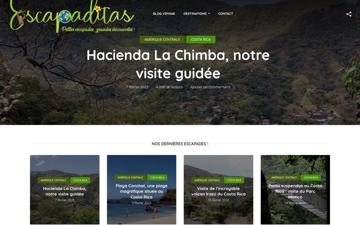 Screenshot di escapaditas.fr