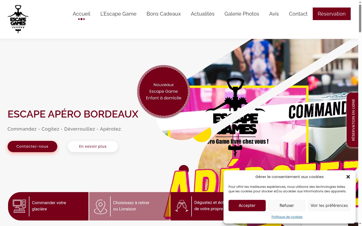 Screenshot tal-banner tal-kunsens muri qabel kwalunkwe interazzjoni