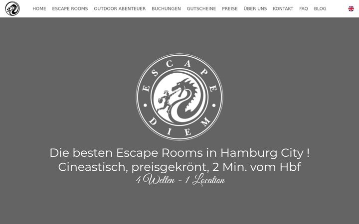 Captura de pantalla de escapediem.de