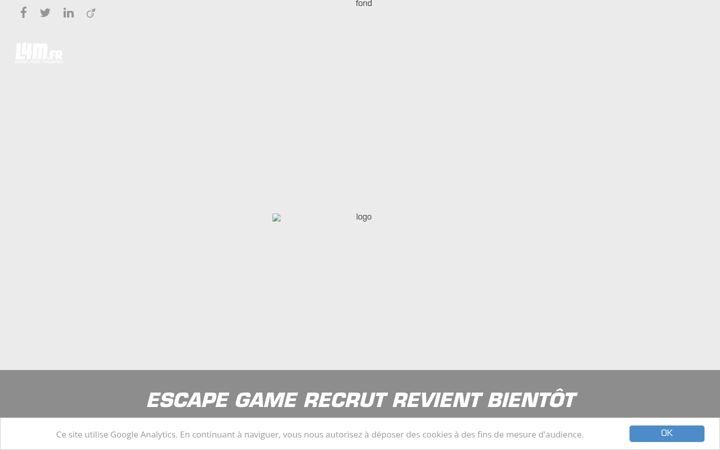 Snímek obrazovky escapegamerecrut.fr