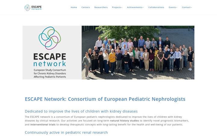 Captură de ecran a escapenet.eu