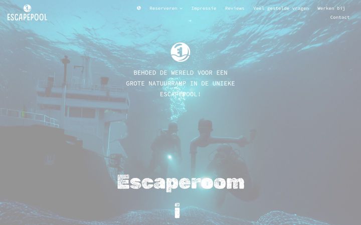 Ekrānuzņēmums no escapepool.nl