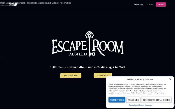 Captura de pantalla de escaperoom-alsfeld.de