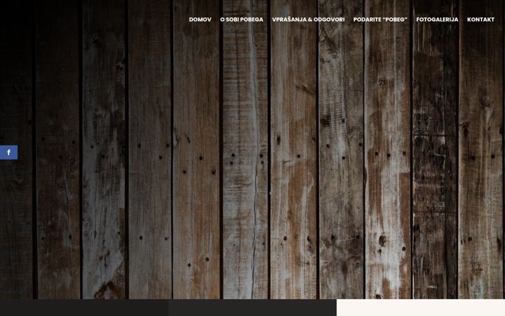 Screenshot van escaperoom-novomesto.si