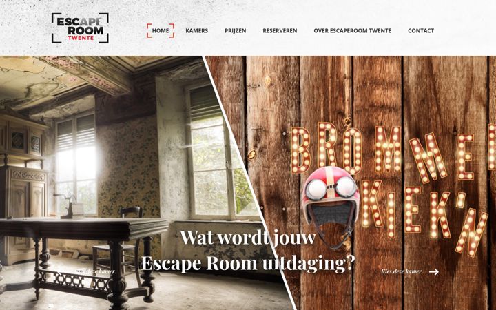 Ekrānuzņēmums no escaperoom-twente.nl