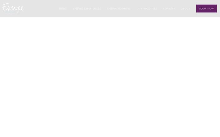 Screenshot of escapeyachting.com