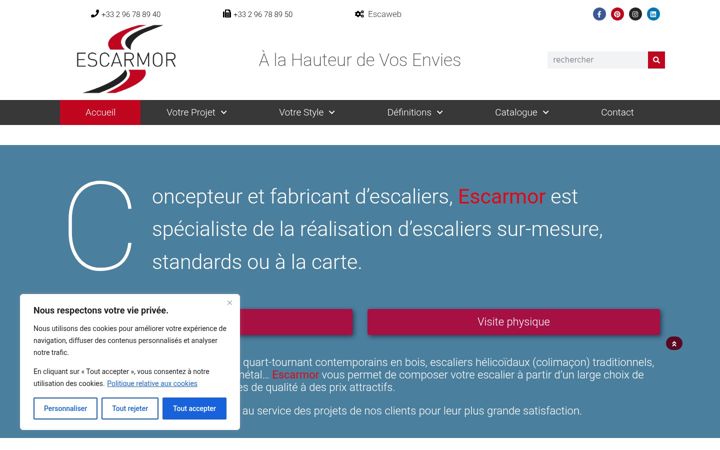 Screenshot di escarmor.fr