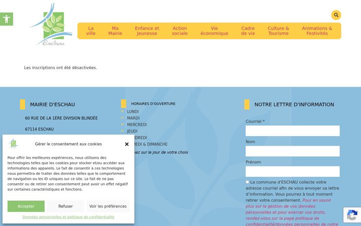 Screenshot di eschau.fr