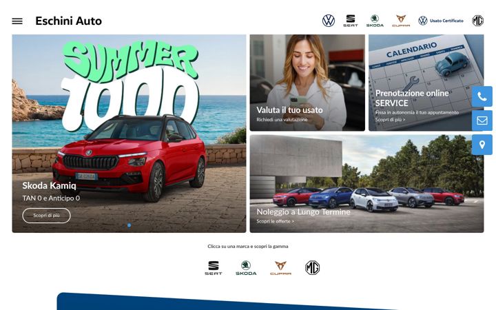 Zrzut ekranu eschiniauto.it