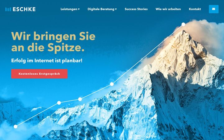 Captură de ecran a eschke-medienberatung.de