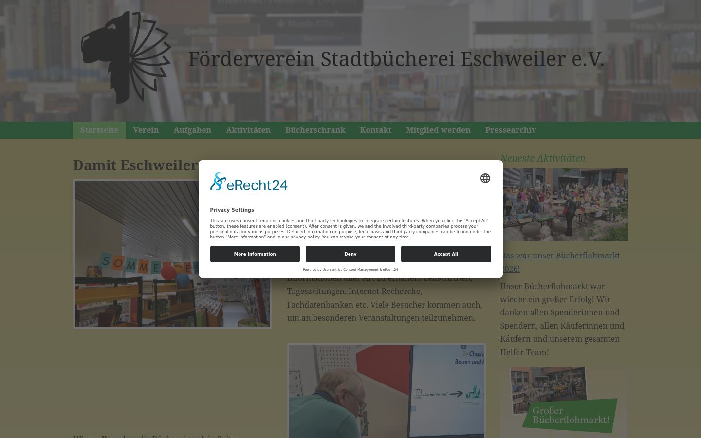 Sutikimo reklamjuostės, rodytos prieš bet kokią sąveiką, ekrano kopija