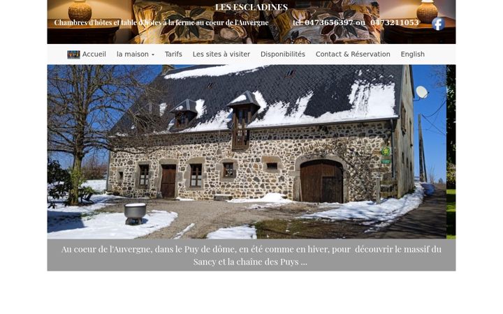 Screenshot di escladines.fr