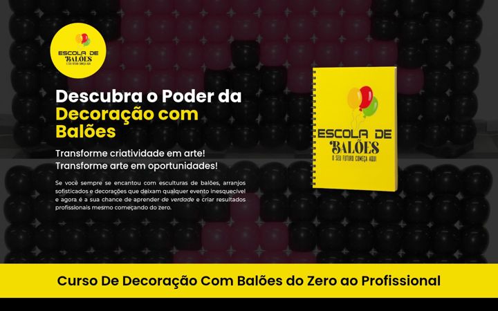 Ekraanipilt saidist escoladebaloes.com.br