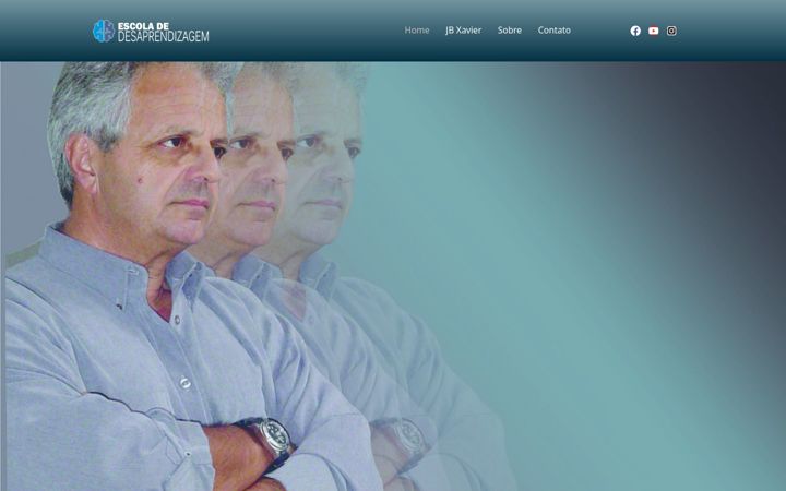 Ekraanipilt saidist escoladedesaprendizagem.com.br