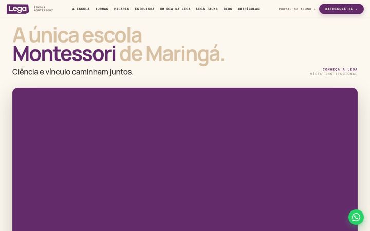 Екранна снимка на escolalega.com.br