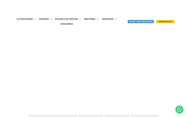 Skjermbilde av escolania.org