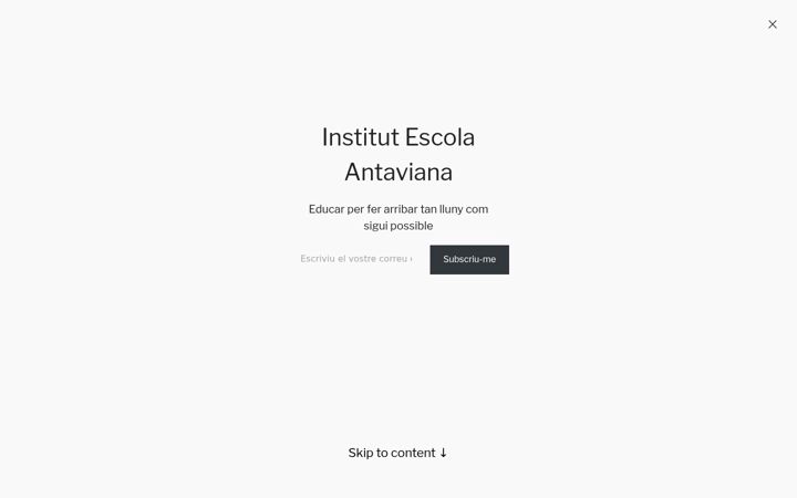 Skjermbilde av escolantaviana.org