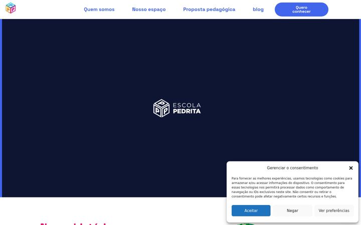 Captura de pantalla de escolapedrita.com.br