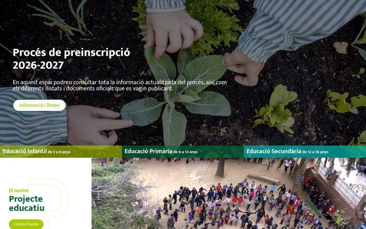 Skjermbilde av escolaprojecte.org