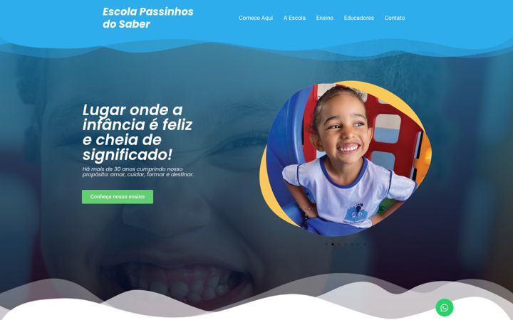 Captura de pantalla de escolaps.com.br