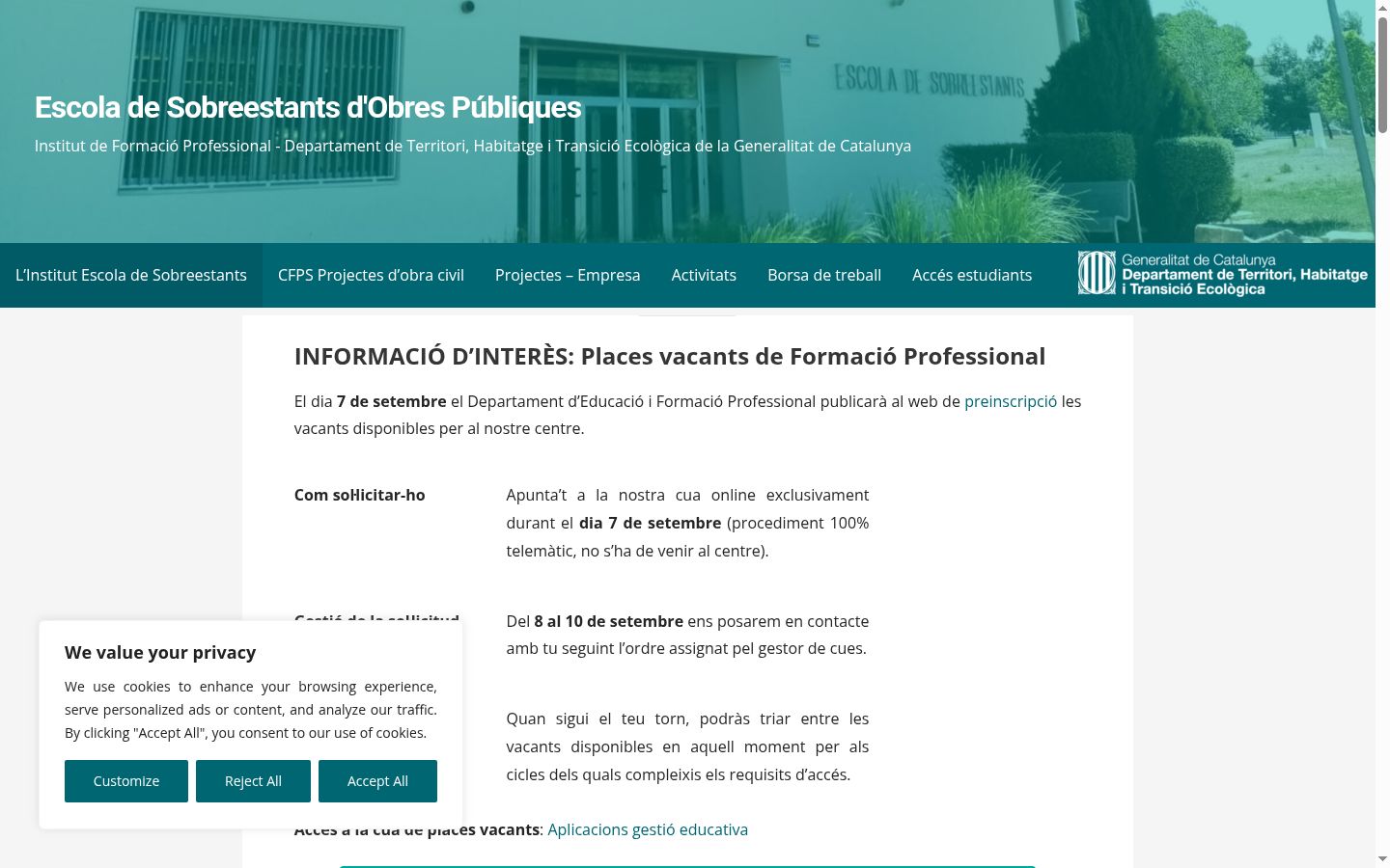 Sutikimo reklamjuostės, rodytos prieš bet kokią sąveiką, ekrano kopija