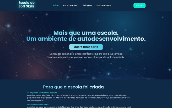 Ekrano kopija escolasoftskills.com.br