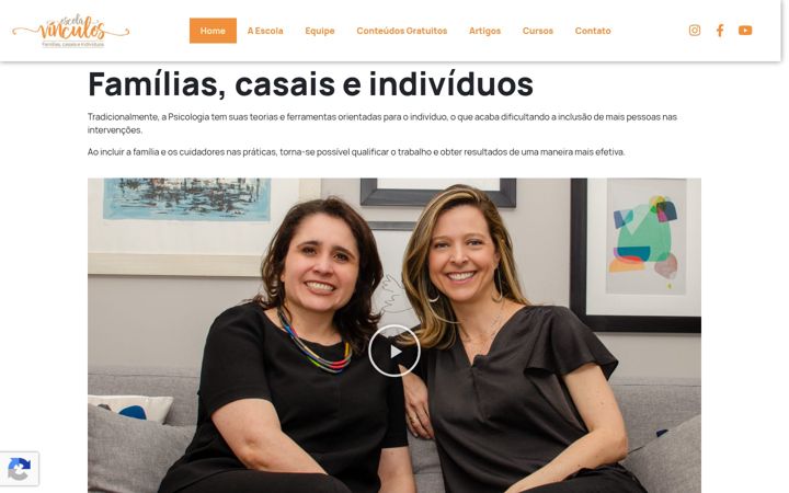 Ekrano kopija escolavinculos.com.br