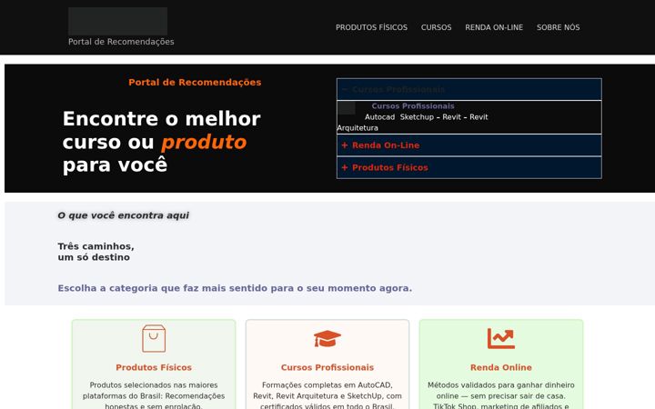 Екранна снимка на escolhaemfoco.com.br
