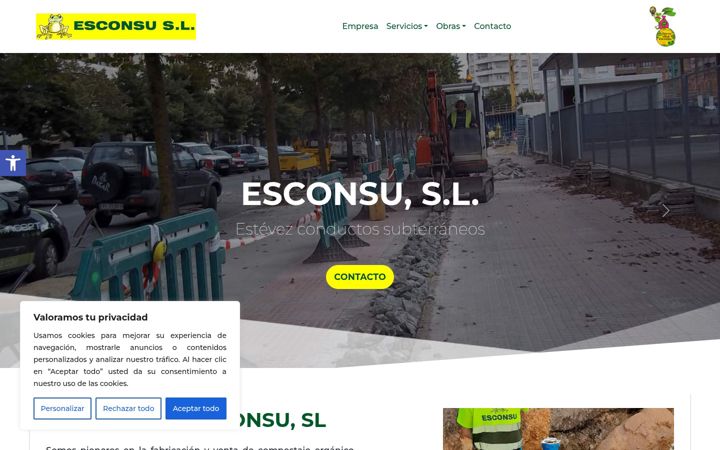 Captură de ecran a esconsu.eu