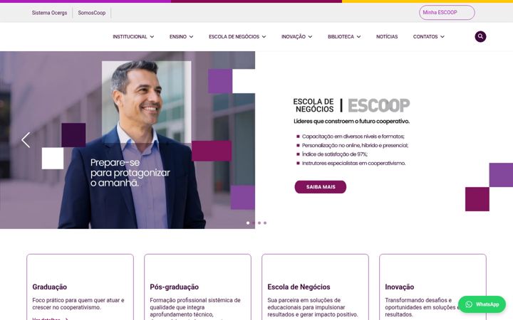 Екранна снимка на escoop.edu.br