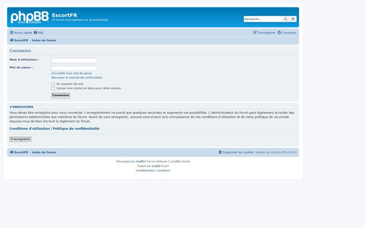 Screenshot ta' escorlfr.net