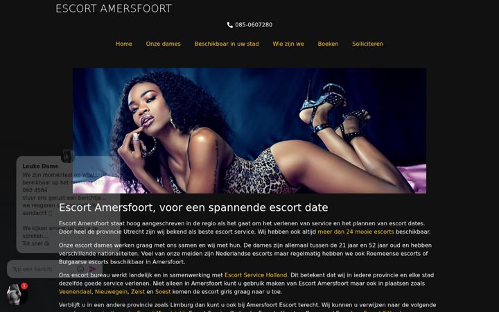Screenshot of escort-services-amersfoort.nl