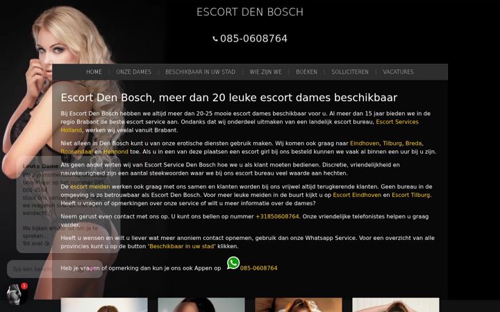 Ekrano kopija escort-services-denbosch.nl