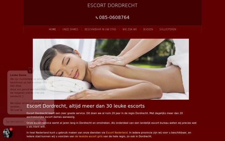 Ekrano kopija escort-services-dordrecht.nl