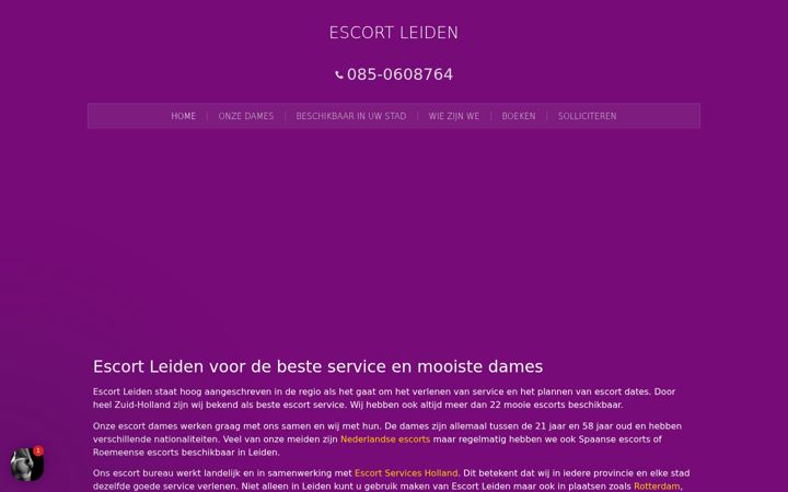 Ekrano kopija escort-services-leiden.nl