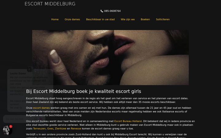 Skærmbillede af escort-services-middelburg.nl