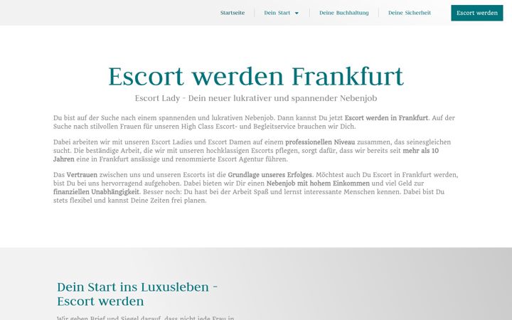 Captura de pantalla de escort-werden-frankfurt.de
