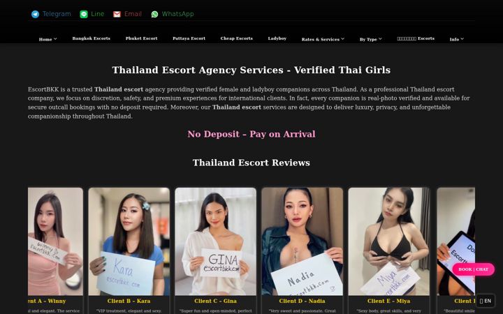 Screenshot of escortbkk.com