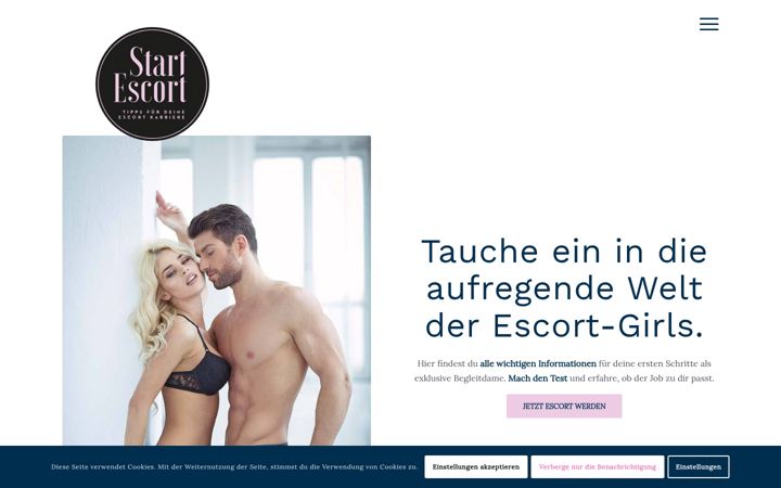 Capture d'écran de escortdamewerden.de